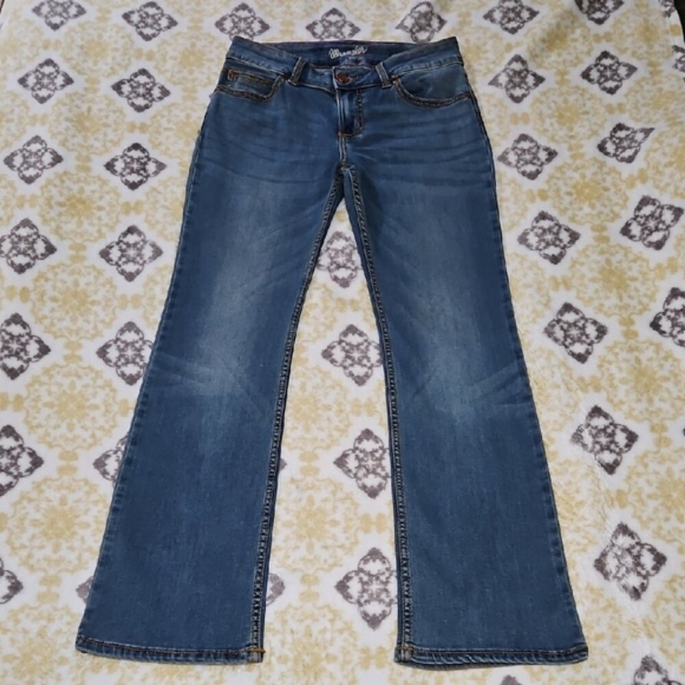 Wrangler Women's Classic Blue Flare Jeans
